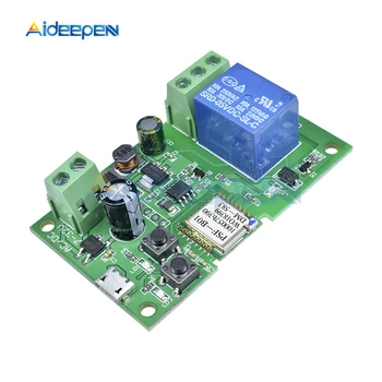 Wifi Switch Wireless Relay Module Smart Home Automation for Computer Access Self-Locking DC 5V/12V 24V 32V
Wifi Switch Wireless Relay Module Smart Home Automation for Computer Access Self-Locking DC 5V/12V 24V 32V