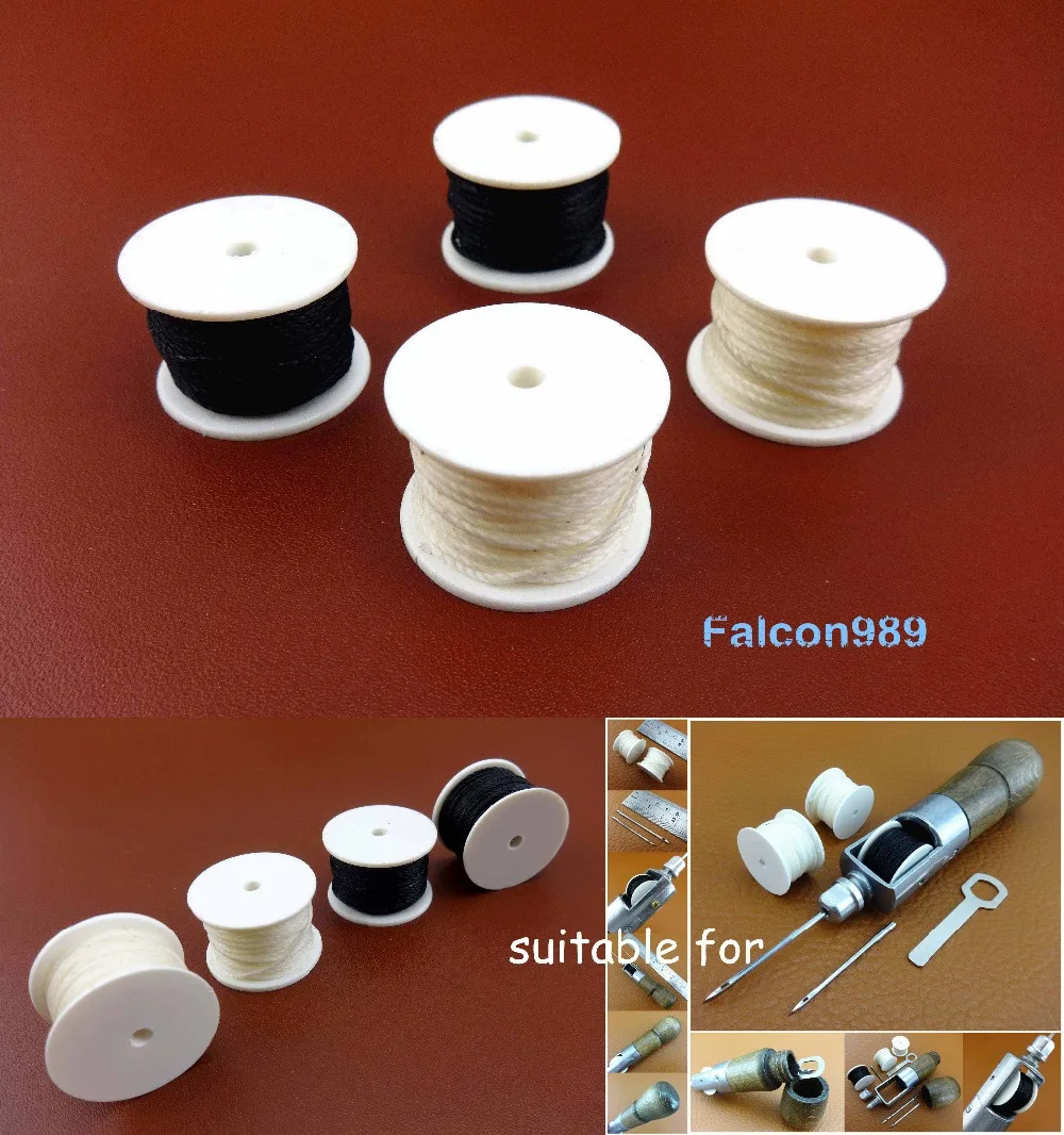 Leather Craft Sewing Stitching Automatic Lock Sewing Awl 4 Spare Reel Waxed Cotton Thread Tool Set - Knife Cutter Punch Chisel
Leather Craft Sewing Stitching Automatic Lock Sewing Awl 4 Spare Reel Waxed Cotton Thread Tool Set - Knife Cutter Punch Chisel