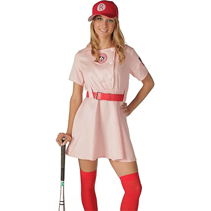 A League of Their Own Rockford Peaches AAGPBL Baseball Womens Costume Dress Movie Cosplay Costume
A League of Their Own Rockford Peaches AAGPBL Baseball Womens Costume Dress Movie Cosplay Costume