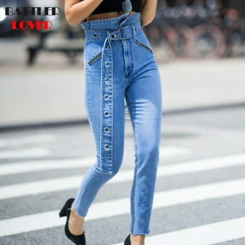 2019 Jeans Women Jeans Denim Pants Jeans Pencil Pants Womens Trousers Woman Pantalon Mujer Casual Pants High Waist Belt Fashion
2019 Jeans Women Jeans Denim Pants Jeans Pencil Pants Womens Trousers Woman Pantalon Mujer Casual Pants High Waist Belt Fashion