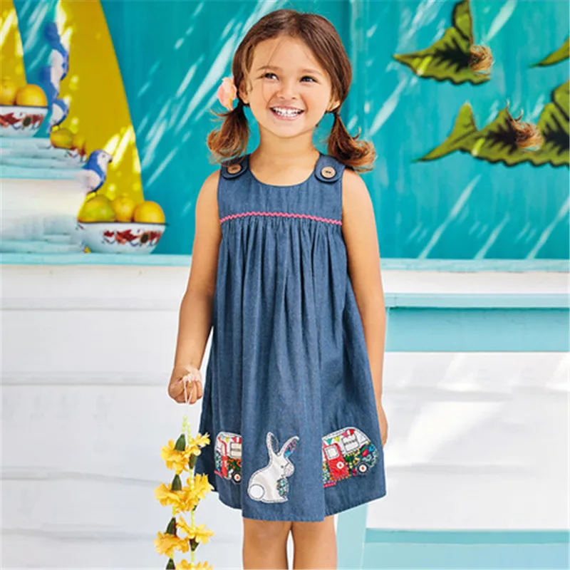MISS Haiwo 2019 Summer New Cartoon Kids Girls Clothes Children kids girl Cartoon denim jeans bunny Vest dress Dresses 2-7 Years
MISS Haiwo 2019 Summer New Cartoon Kids Girls Clothes Children kids girl Cartoon denim jeans bunny Vest dress Dresses 2-7 Years