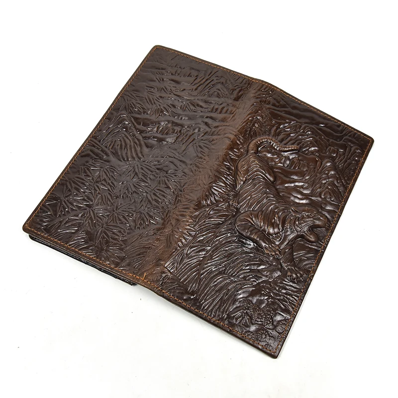 Men’s Vintage Genuine Leather Long Wallet