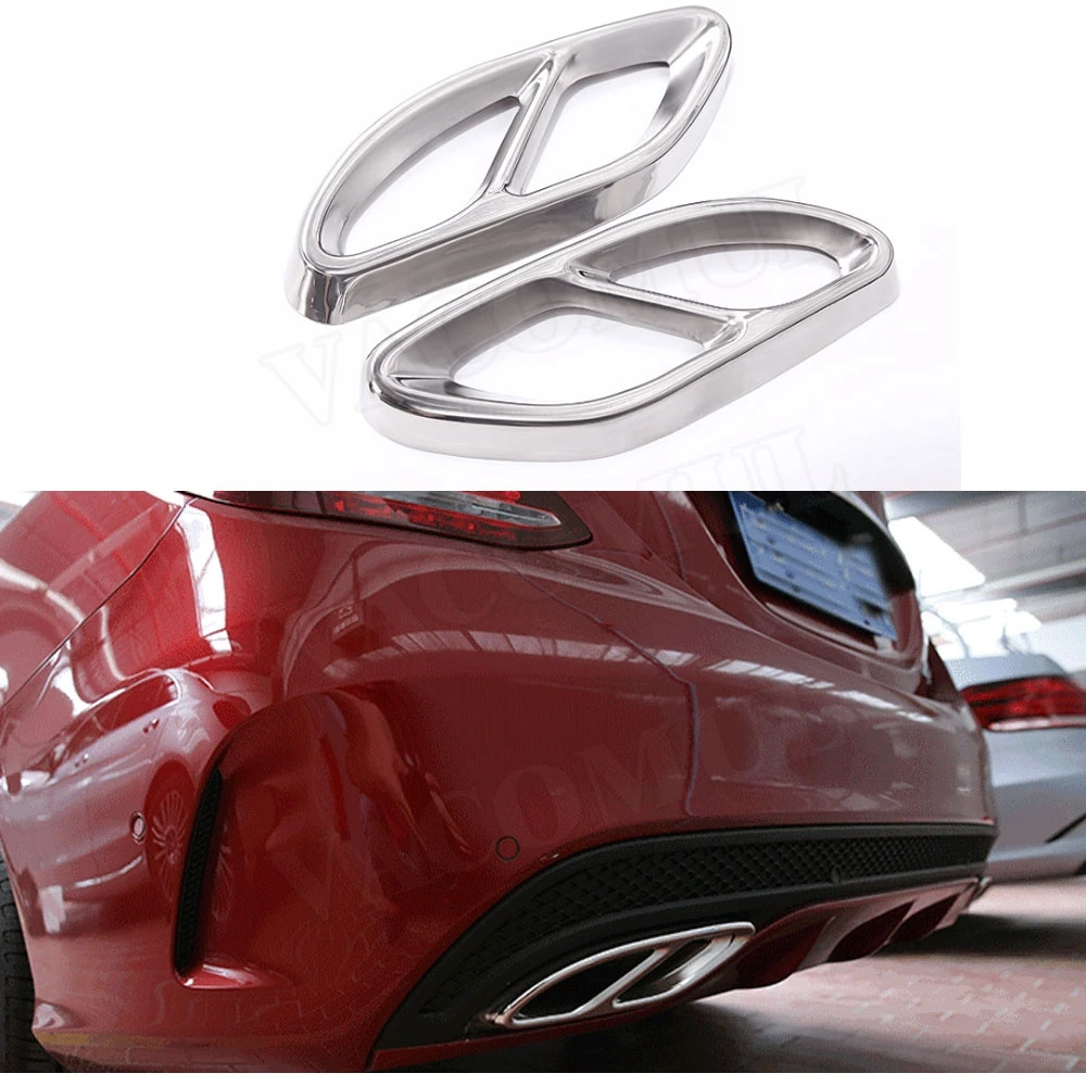 Automobiles Exhaust Tail Throat Decor Trim Frame For Benz E-class W213 W205 GLC C A Class A180 A200 W176 15-17 Four Outlet
Automobiles Exhaust Tail Throat Decor Trim Frame For Benz E-class W213 W205 GLC C A Class A180 A200 W176 15-17 Four Outlet