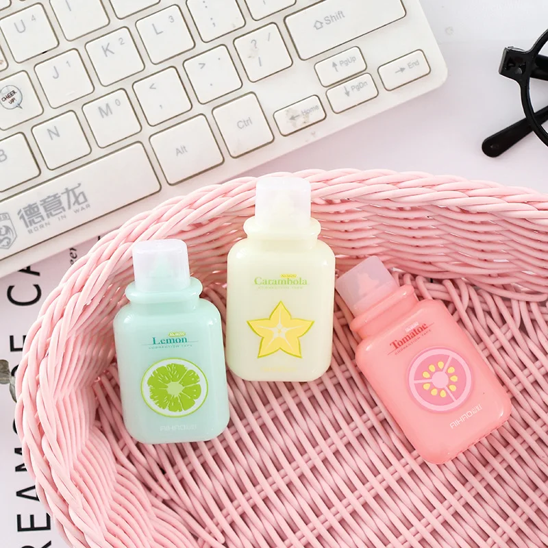1Pc Cartoon Kawaii Bottle Correction Tape for Kids Gift Stationery School Correction Materials Escolar Supplies Utiles Escolares
1Pc Cartoon Kawaii Bottle Correction Tape for Kids Gift Stationery School Correction Materials Escolar Supplies Utiles Escolares