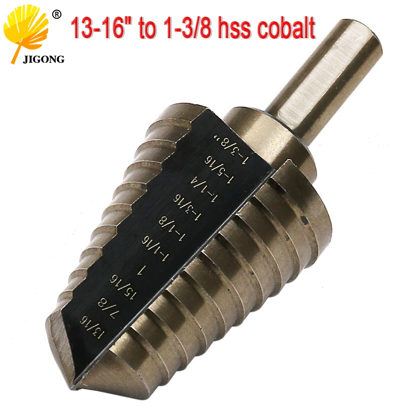 HSS Titanium Coated Straight Flute Step Drill Bits Essential Hardware Tool Pagoda Drill Bit Tool
HSS Titanium Coated Straight Flute Step Drill Bits Essential Hardware Tool Pagoda Drill Bit Tool