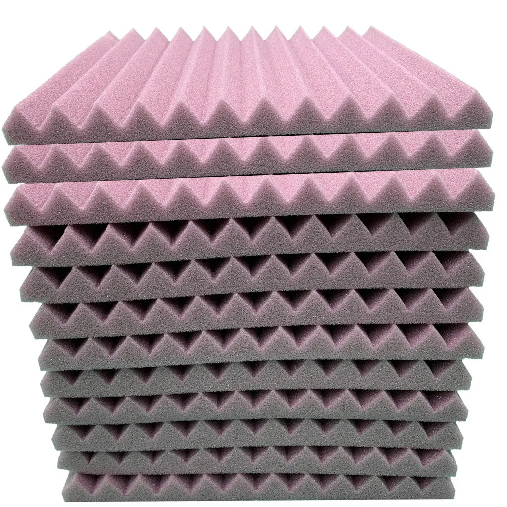 12Pcs Acoustic Foam Panel Sound Stop Absorption Sponge Studio KTV Soundproof Sound Insulation Sponge
12Pcs Acoustic Foam Panel Sound Stop Absorption Sponge Studio KTV Soundproof Sound Insulation Sponge