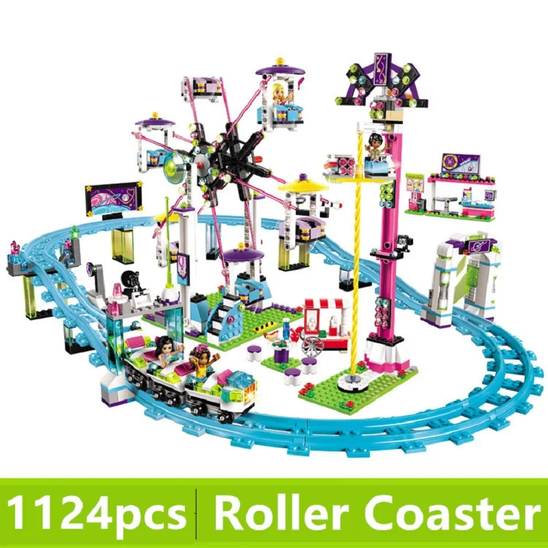 bricks girl Friends Amusement Park Roller Coaster building blocks Figure toys for children girls friendship gifts
bricks girl Friends Amusement Park Roller Coaster building blocks Figure toys for children girls friendship gifts