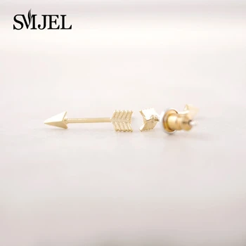SMJEL Simple Arrow Stud Earrings for Women Punk Unique One Direction Earring Men Pendients Wholesale Teen Gifts 10pcs-S001
SMJEL Simple Arrow Stud Earrings for Women Punk Unique One Direction Earring Men Pendients Wholesale Teen Gifts 10pcs-S001