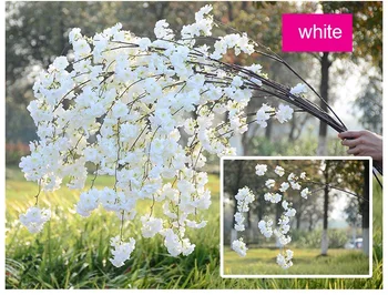 10pcs Artificial Cherry Blossom Flower Branch Romantic Wedding Decoration Hanging Sakura wen6431
10pcs Artificial Cherry Blossom Flower Branch Romantic Wedding Decoration Hanging Sakura wen6431
