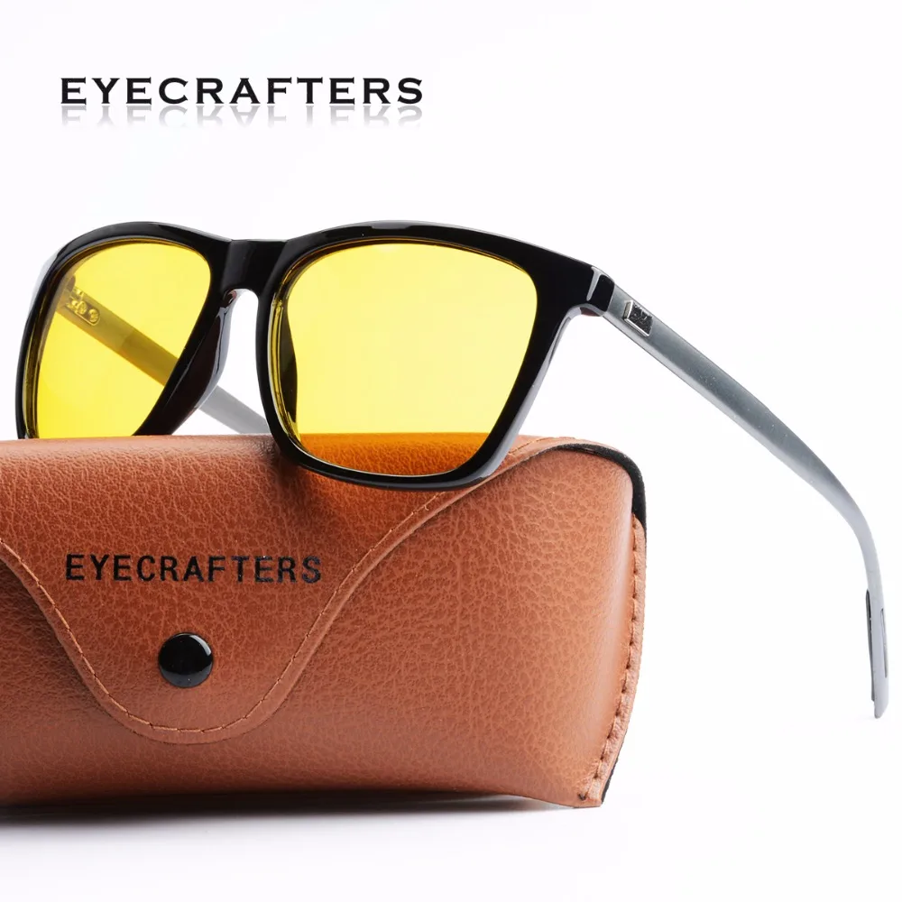 Eyecrafter Новые солнцезащитные очки ночного видения мужские брендовые Дизайнерские