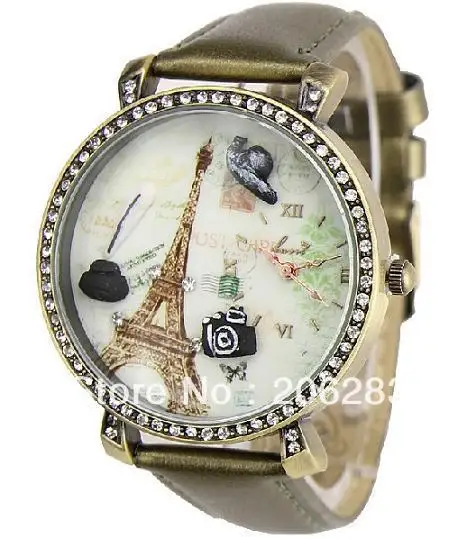 KR125 Kuori watch 3D Eiffel Tower watch DIY Handmade Genuine Leather Quartz Ladies watch 1pc+free shipping
KR125 Kuori watch 3D Eiffel Tower watch DIY Handmade Genuine Leather Quartz Ladies watch 1pc+free shipping