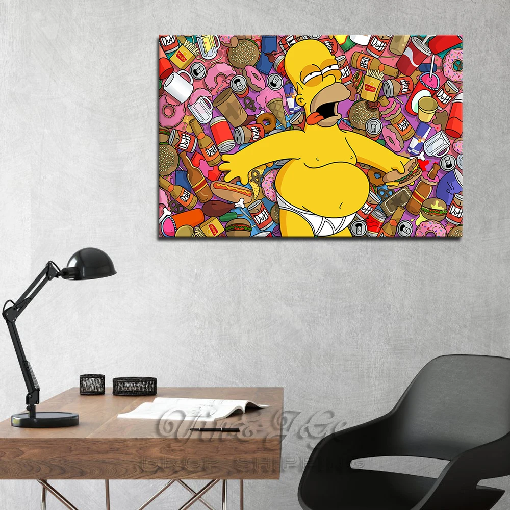 Modern Cuadros Decoration 1 Pieces Canvas Painting Simpsons HD Printed Anime Posters Pictures For Living Room Wall Frame Artwork
Modern Cuadros Decoration 1 Pieces Canvas Painting Simpsons HD Printed Anime Posters Pictures For Living Room Wall Frame Artwork