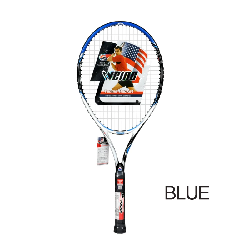 blue teenis racket