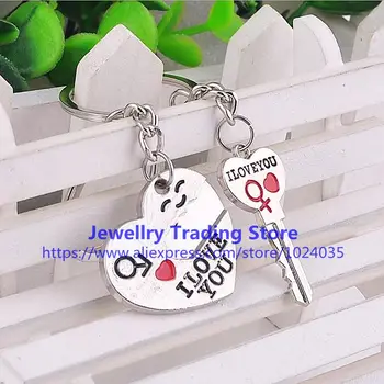 200 sets/lot 2016 Wholesale Fashion Romantic Heart Key Chain Popular Metal Key Chain Love You Chains Couple Key Chain Best Gift
200 sets/lot 2016 Wholesale Fashion Romantic Heart Key Chain Popular Metal Key Chain Love You Chains Couple Key Chain Best Gift