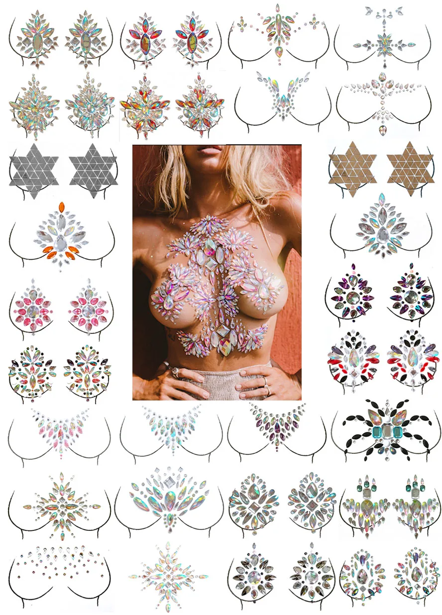 1 Adhesive Gem Sticker Sticky Face Crystal Gem Festival Party Makeup Chest Tattoo Sticker Body Makeup
1 Adhesive Gem Sticker Sticky Face Crystal Gem Festival Party Makeup Chest Tattoo Sticker Body Makeup