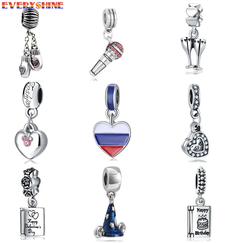 EVERYSHINE 2018 New Wine Glass and LOVE Popular Exquisite DIY European end Pendant Charms Fit Original Bracelet Big Hole Styles
EVERYSHINE 2018 New Wine Glass and LOVE Popular Exquisite DIY European end Pendant Charms Fit Original Bracelet Big Hole Styles