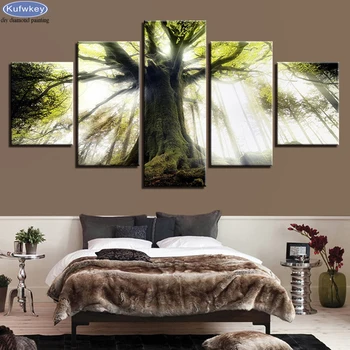 5d square Diamond Mosaic,Green big tree landscape Diamond Painting Rhinestone Diamond Embroidery,Cross Stitch,home Decor 5 pcs
5d square Diamond Mosaic,Green big tree landscape Diamond Painting Rhinestone Diamond Embroidery,Cross Stitch,home Decor 5 pcs