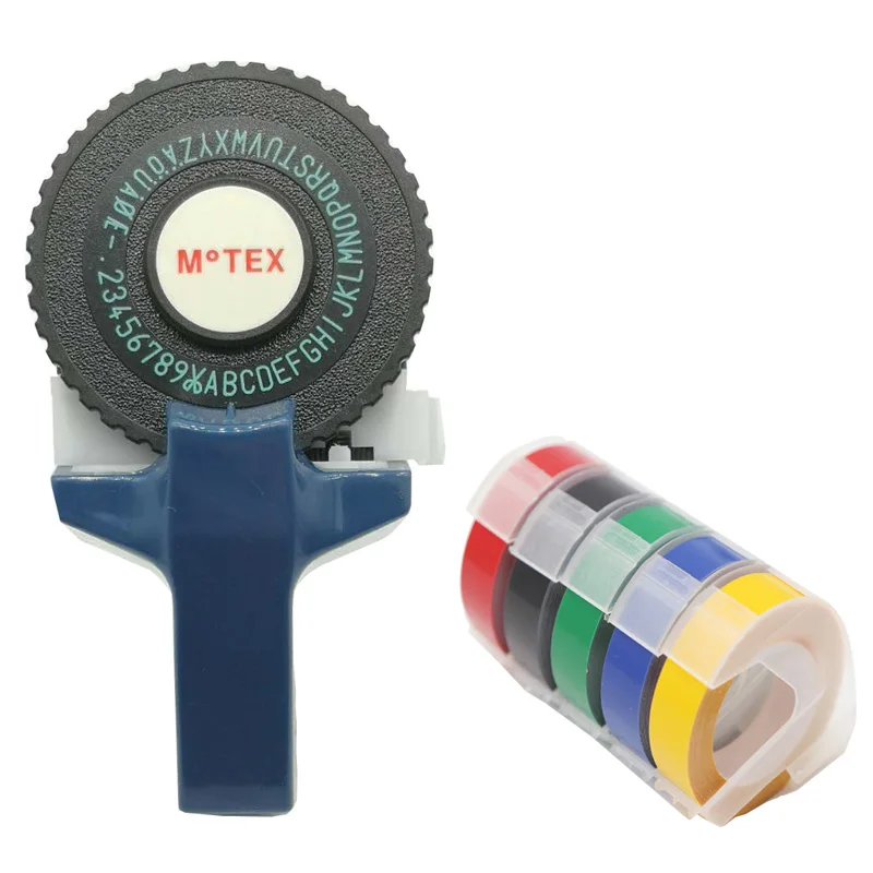 Blue Color MoTex E101 Printer Mini DIY Hand compatible for dymo 3D embossing manual Tape Manual Typewriter lettering machine
Blue Color MoTex E101 Printer Mini DIY Hand compatible for dymo 3D embossing manual Tape Manual Typewriter lettering machine