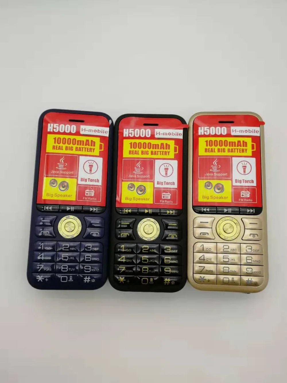 Оригинальный мобильный телефон H-Mobile H6000 четыре сим-карты 1 77 "Экран Мощность