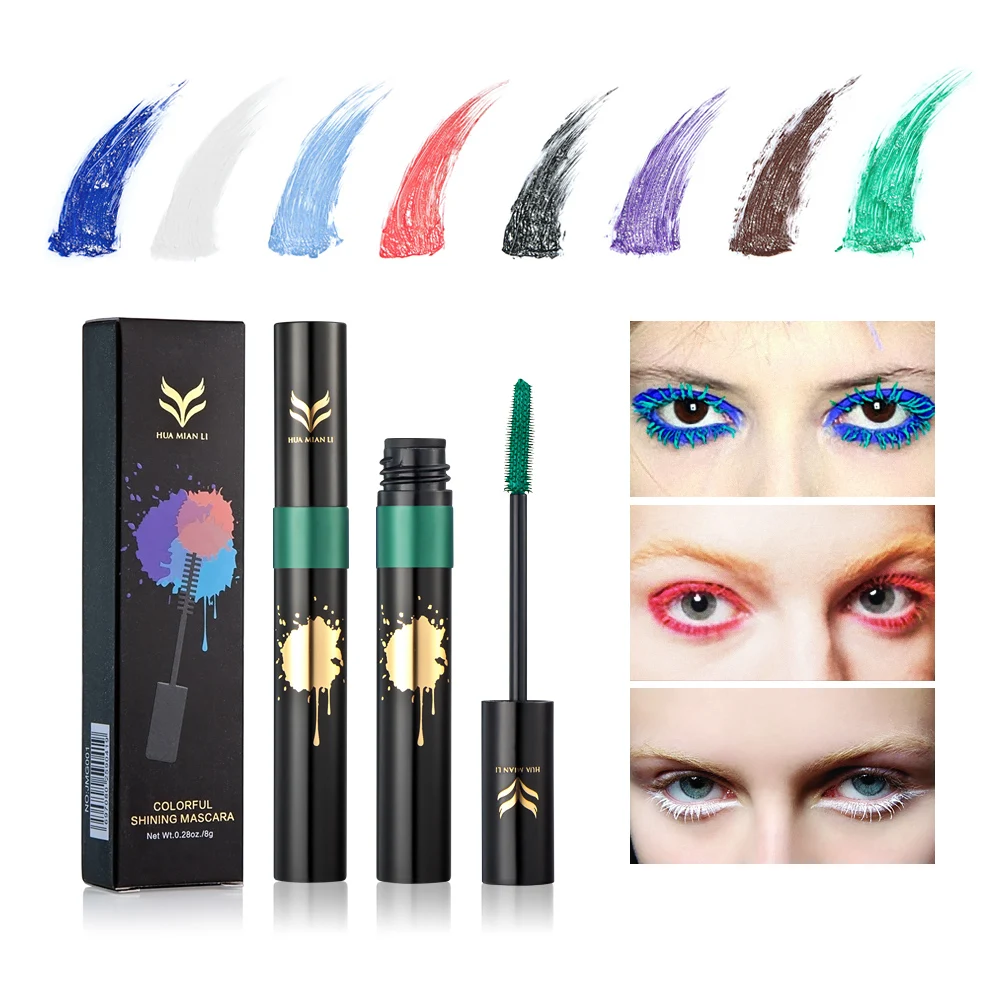 HUAMIANLI Beauty Makeup 3D Curling Mascara Colorful Mascara Waterproof Lengthening Eye Lashes Silicone Women Professional Makeup
HUAMIANLI Beauty Makeup 3D Curling Mascara Colorful Mascara Waterproof Lengthening Eye Lashes Silicone Women Professional Makeup