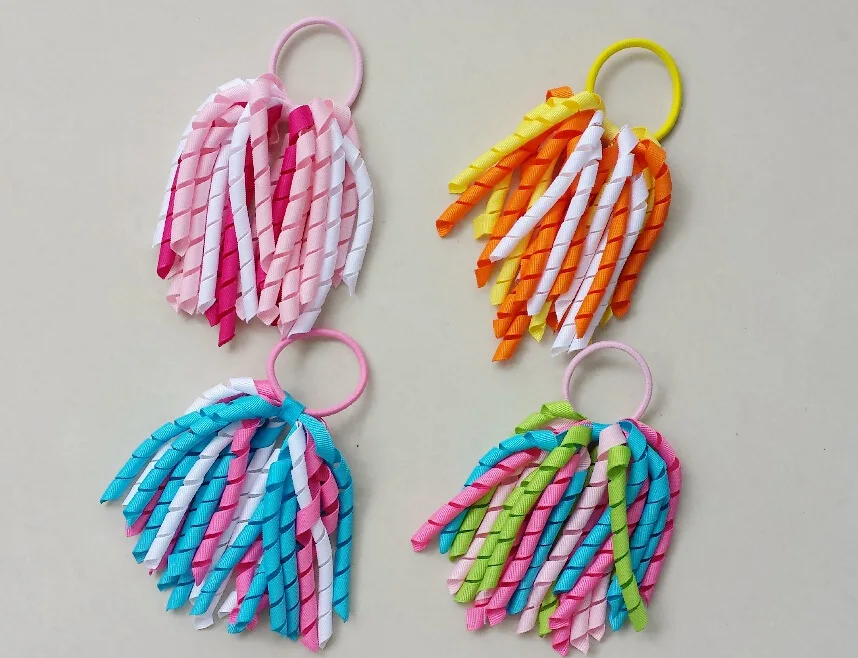 Girl 5" O A-korker Ponytail korker hair bobbles crimp curling streamer corker ribbons hair bows with elastic corcer 100pcs PD002
Girl 5" O A-korker Ponytail korker hair bobbles crimp curling streamer corker ribbons hair bows with elastic corcer 100pcs PD002