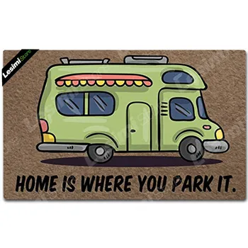 Doormat Entrance Floor Mat Decorative Door Mat for Home and Office with Non-Slip Rubber Pad Inches Home Is Where You Park It
Doormat Entrance Floor Mat Decorative Door Mat for Home and Office with Non-Slip Rubber Pad Inches Home Is Where You Park It