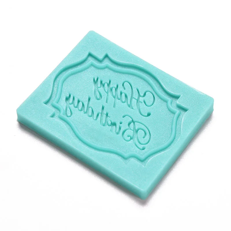 Happy Birthday Silicone Mould Lovely Fondant Mould Sugar craft Tools 3D Chocolate Baking Decoration Mold Baking Tool
Happy Birthday Silicone Mould Lovely Fondant Mould Sugar craft Tools 3D Chocolate Baking Decoration Mold Baking Tool