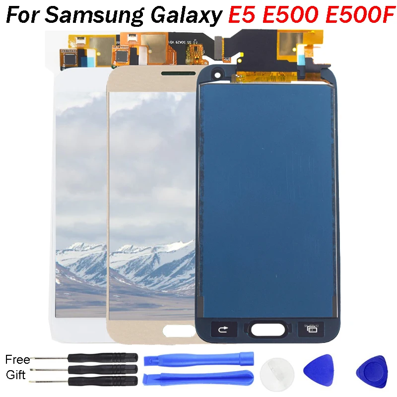 Для Samsung Galaxy E5 E500 SM-E500F E500H ЖК-дисплей модуль ЖК-экран TFT Замена E500M E500YZ дисплей |