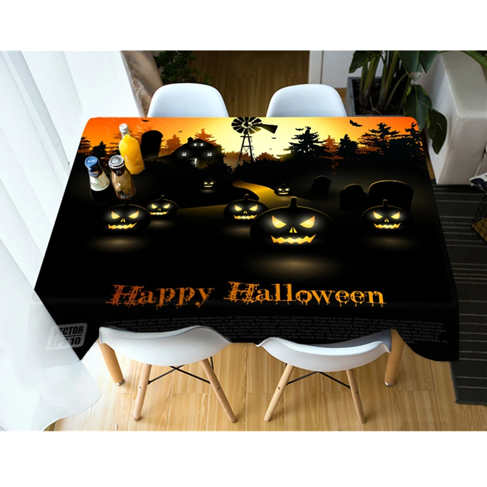 3D Tablecloth Cartoon Pumpkin Pattern Waterproof Cloth Thicken Rectangular and Round Table Cloth for Halloween
3D Tablecloth Cartoon Pumpkin Pattern Waterproof Cloth Thicken Rectangular and Round Table Cloth for Halloween