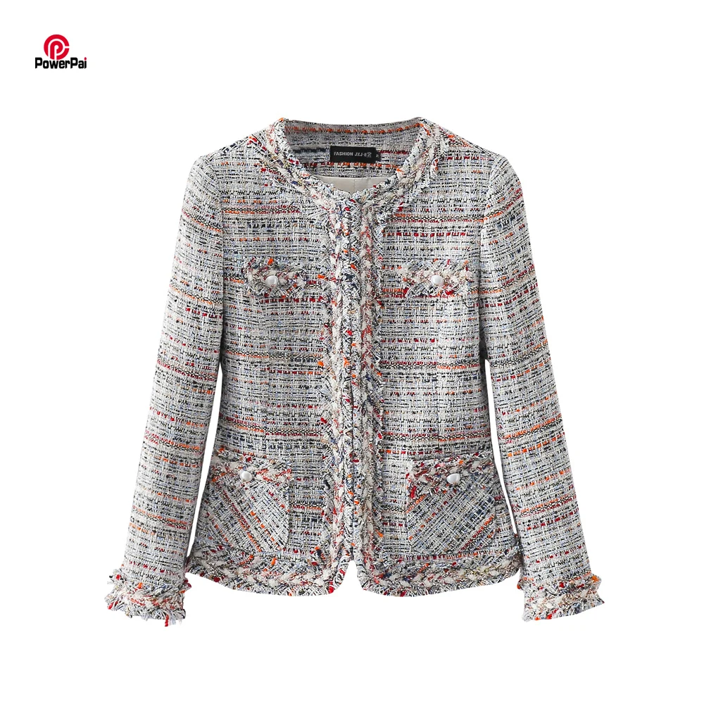 Spring Autumn Winter New Tweeds Wool Jacket Casual Office Formal Short Coat tailor senior custom women clothes
Spring Autumn Winter New Tweeds Wool Jacket Casual Office Formal Short Coat tailor senior custom women clothes