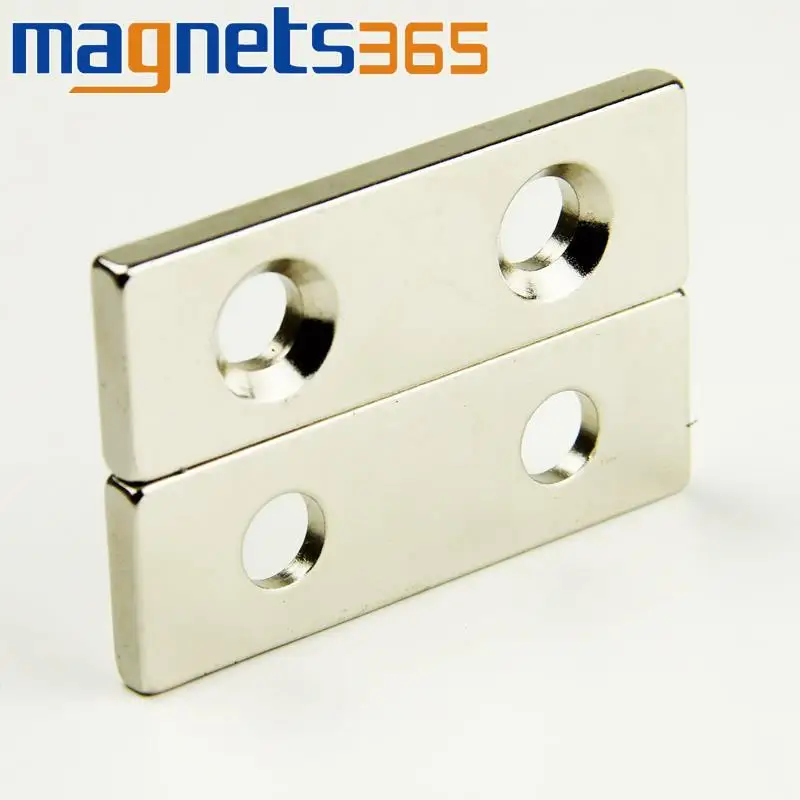 OMO Magnetics 4PCS N35 60*20*5mm Block 2 Countersunk Holes 5mm Rare Earth Neodymium Magnet
OMO Magnetics 4PCS N35 60*20*5mm Block 2 Countersunk Holes 5mm Rare Earth Neodymium Magnet