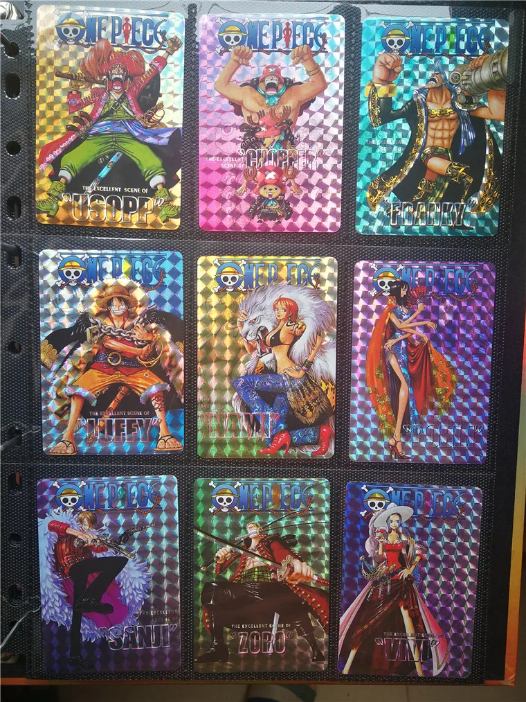 9PCS/hot Animation ONE PIECE Super Action Figures Golden Flash Cards paper card Collection Card Kid Gift Toy
9PCS/hot Animation ONE PIECE Super Action Figures Golden Flash Cards paper card Collection Card Kid Gift Toy