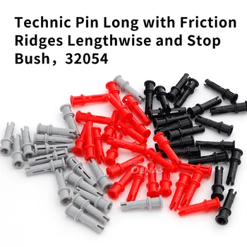 Moc 32054 Technic Pin Long with Friction Ridges Lengthwise and Stop Bush compatible DIY building blocks bricks parts 150pcs/set
Moc 32054 Technic Pin Long with Friction Ridges Lengthwise and Stop Bush compatible DIY building blocks bricks parts 150pcs/set