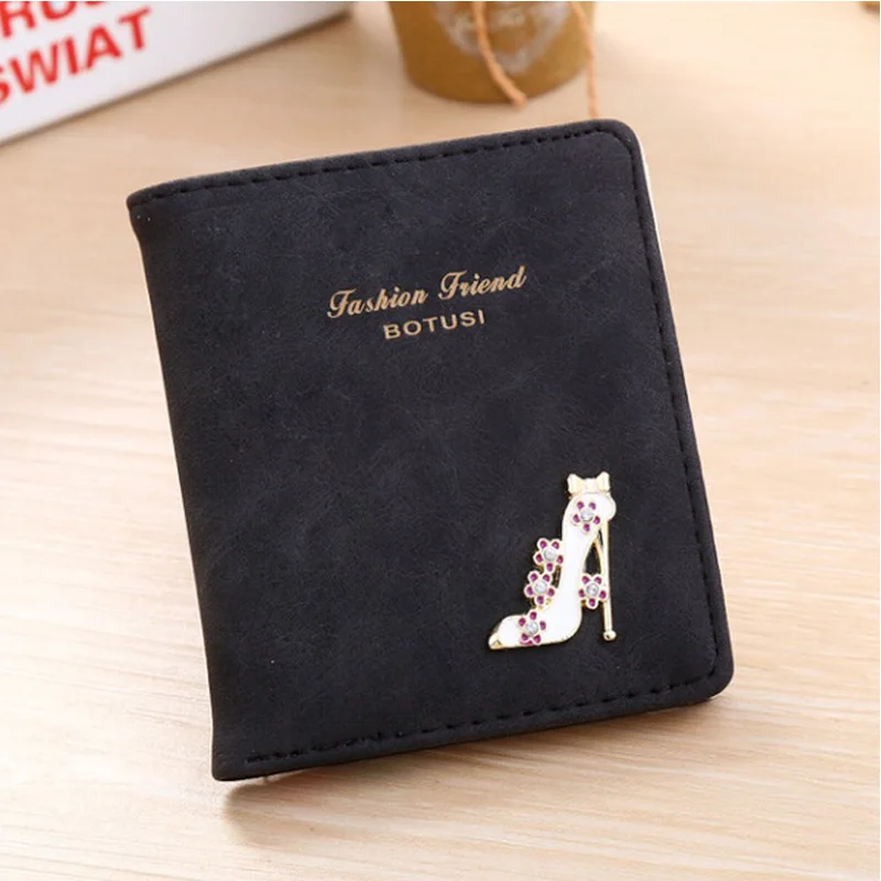 New Design ! Fashion High-heeled Shoes Decoration Women Short Wallet Mini Student Purse Money Bag Girls Lady Bifold Money Bag
New Design ! Fashion High-heeled Shoes Decoration Women Short Wallet Mini Student Purse Money Bag Girls Lady Bifold Money Bag