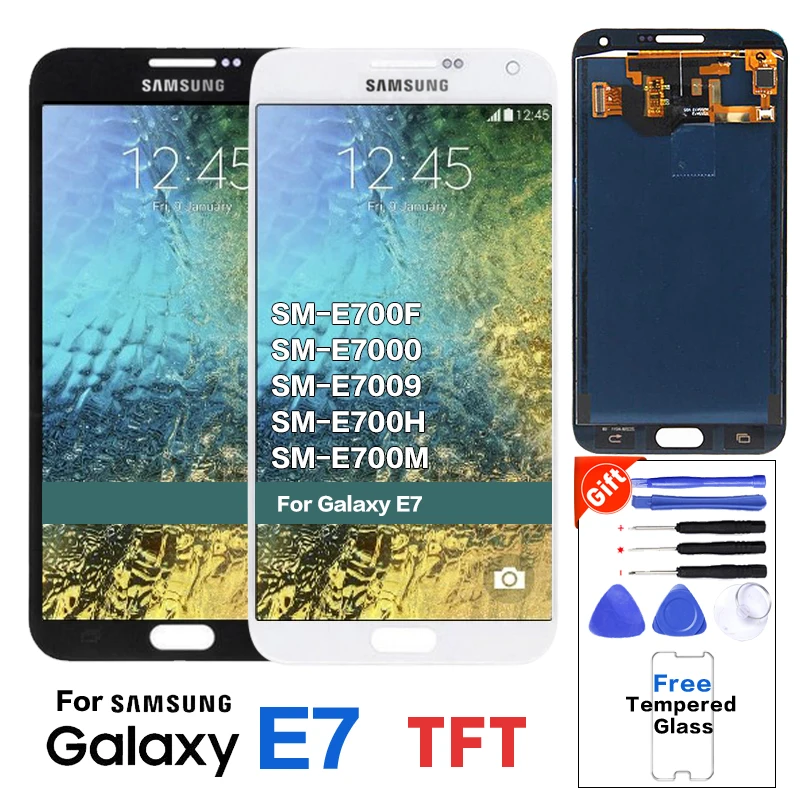 TFT LCD for SAMSUNG Galaxy E7 LCD Display Touch Screen For Galaxy E7 E700 E700M E700F E700H LCD Display Brightness can adjust
TFT LCD for SAMSUNG Galaxy E7 LCD Display Touch Screen For Galaxy E7 E700 E700M E700F E700H LCD Display Brightness can adjust