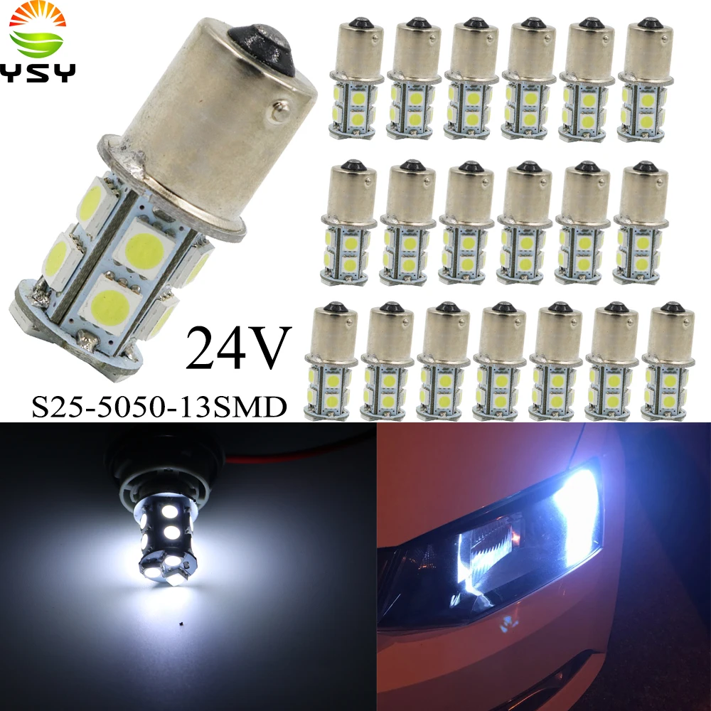 YSY 20X 1156 BA15S 1157 BAY15D P21W 13Led 5050 Автомобильные светодиодные указатели поворота стояночные огни тормоз Авто задний фонарь заднего хода Фонарь 24 В
YSY 20X 1156 BA15S 1157 BAY15D P21W 13Led 5050 Автомобильные светодиодные указатели поворота стояночные огни тормоз Авто задний фонарь заднего хода Фонарь 24 В