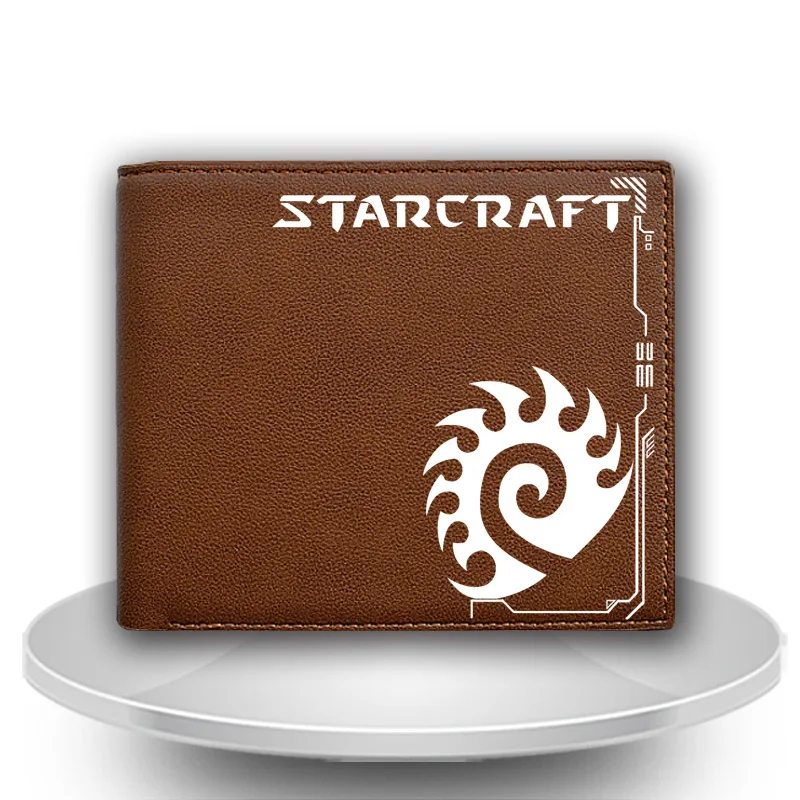 PU Leather Cartoon Short wallet Game Star Craft DOTA New Fashion Purse with Cards/Photo Holder both men and women | Багаж и сумки