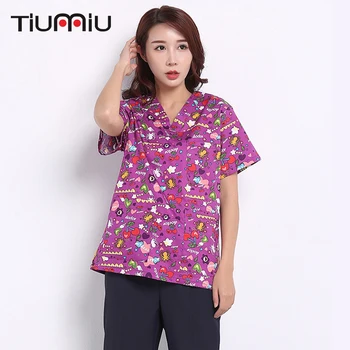 Printed Doctor Uniform Pet Hospital Medical Scrub Tops Women Drugstore Clothes Surgical Scrub Medical Uniform Beauty Salon Shirt
Printed Doctor Uniform Pet Hospital Medical Scrub Tops Women Drugstore Clothes Surgical Scrub Medical Uniform Beauty Salon Shirt