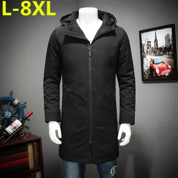 2018 Plus size 8XL 7XL 6XL 5XL New Clothing Jackets Business Long Thick Winter Coat Men Solid Parka Fashion Overcoat Outerwear
2018 Plus size 8XL 7XL 6XL 5XL New Clothing Jackets Business Long Thick Winter Coat Men Solid Parka Fashion Overcoat Outerwear