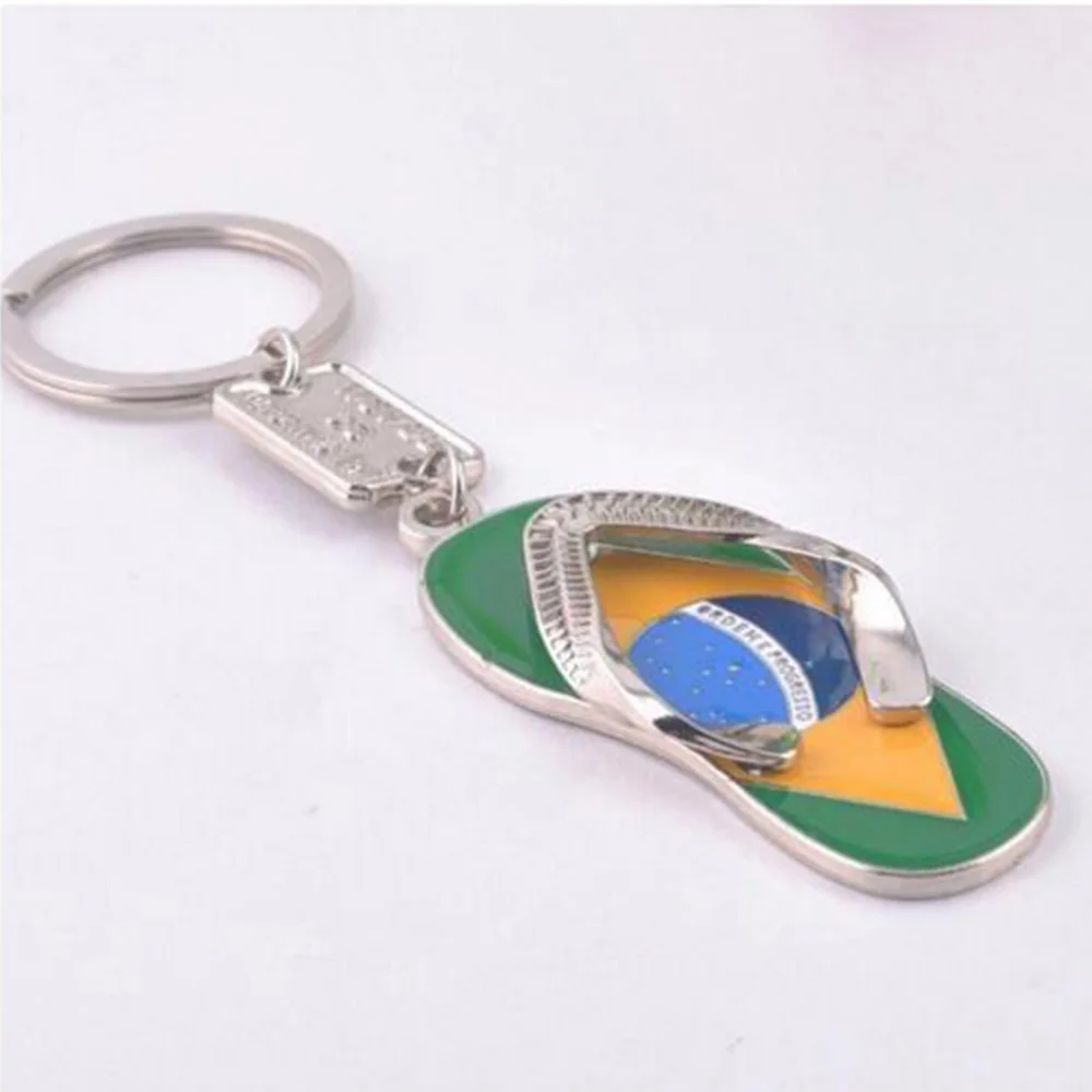 Trendy High Quality Brazil Flag Metal Keychain Funny Slippers Car Trinket Key Ring Chain Creative Gift
Trendy High Quality Brazil Flag Metal Keychain Funny Slippers Car Trinket Key Ring Chain Creative Gift