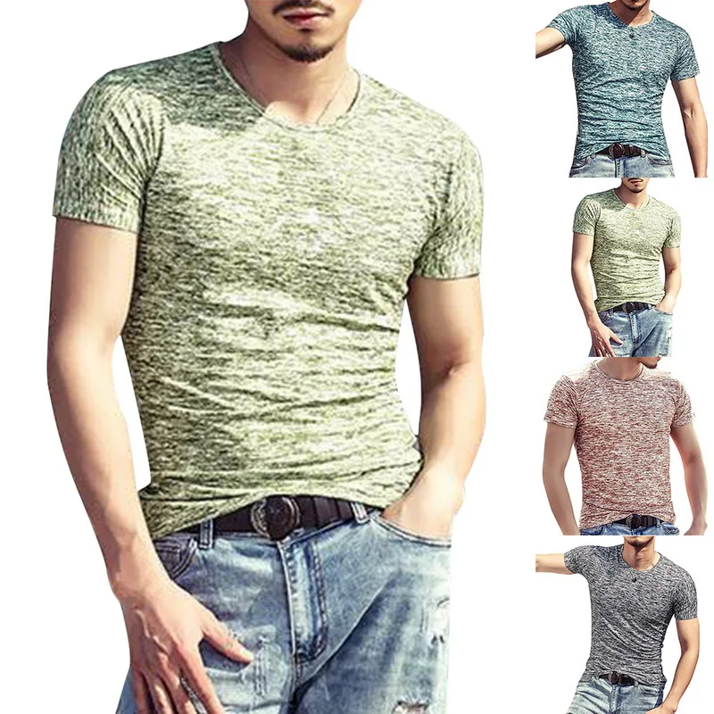 NIBESSER 2019 мужские осенние футболки удобный Топ с длинным рукавом одноцветная