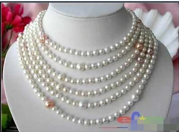 Wholesale FREE SHIPPING >>> 100" 10MM PINK WHITE ROUND FW CULTURED PEARL NECKLACE
Wholesale FREE SHIPPING >>> 100" 10MM PINK WHITE ROUND FW CULTURED PEARL NECKLACE