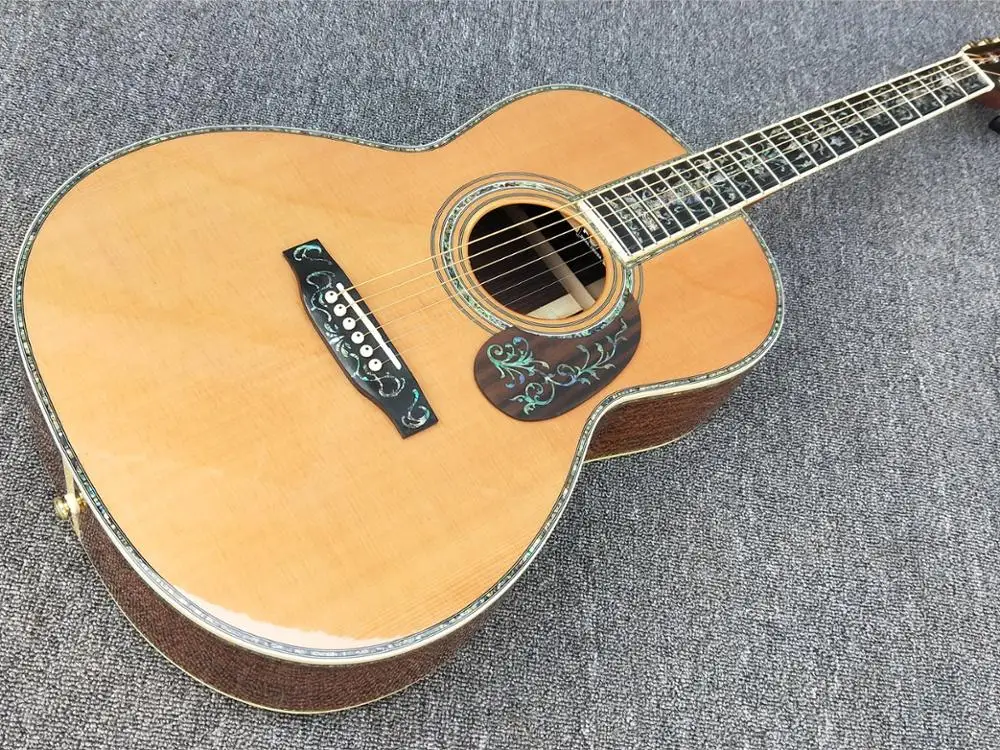 Solid Spruce top 39 inch classic acoustic Guitar,Abalone inlays and binding Ebony fingerboard Acoustic Guitar,Free shipping
Solid Spruce top 39 inch classic acoustic Guitar,Abalone inlays and binding Ebony fingerboard Acoustic Guitar,Free shipping