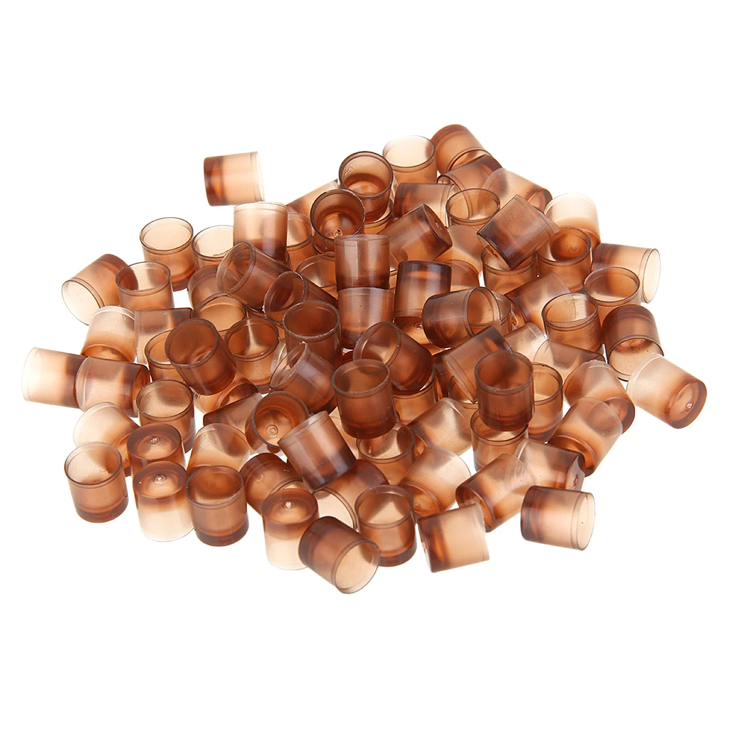 100Pcs Beekeepers Brown Queen Bee Cell Cups Catcher Beekeeping Tools