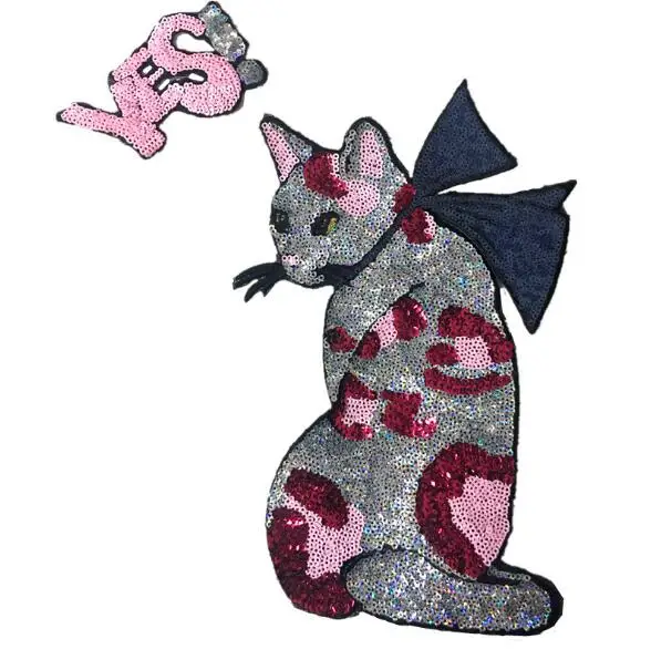 Embroidered cartoon English butterfly cat beads T-shirt cloth accessories accessories sequins jeans diy patch stickers
Embroidered cartoon English butterfly cat beads T-shirt cloth accessories accessories sequins jeans diy patch stickers