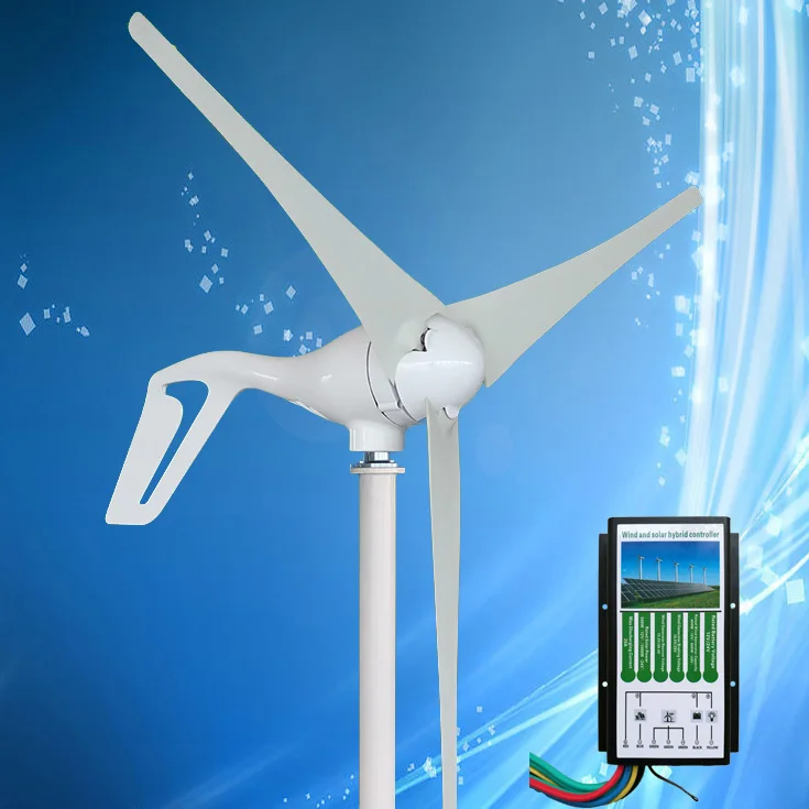 2019 New Arrival Mini Wind Turbine Generator 400W Wind Power Generator, Come with Wind Solar Charge Controller 12V/24V Auto Dist
2019 New Arrival Mini Wind Turbine Generator 400W Wind Power Generator, Come with Wind Solar Charge Controller 12V/24V Auto Dist