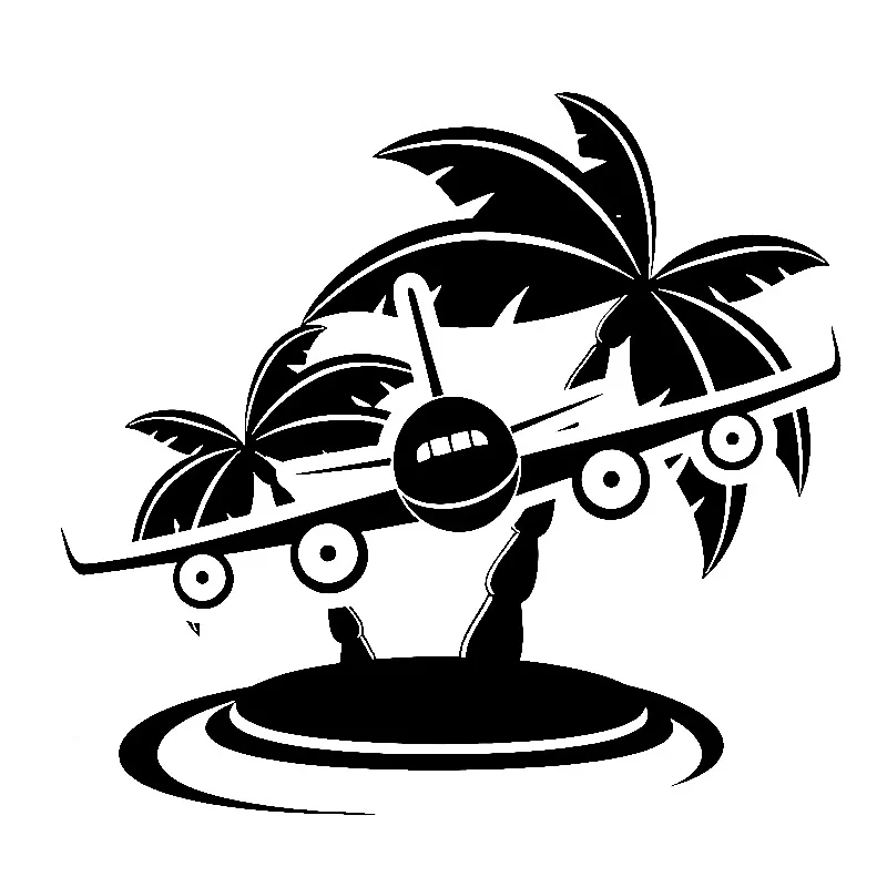 17.6cm*16.2cm Interesting Durable Island Takeoff Plane And Tree Vinyl Car Sticker Beautiful Decal Diverse
17.6cm*16.2cm Interesting Durable Island Takeoff Plane And Tree Vinyl Car Sticker Beautiful Decal Diverse