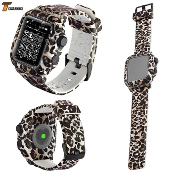 Waterproof Shock Proof Leopard Case For Apple Watch Series 4 3 2 Soft Silicone Band Bracelet For iWatch Band 42mm 44mm Strap
Waterproof Shock Proof Leopard Case For Apple Watch Series 4 3 2 Soft Silicone Band Bracelet For iWatch Band 42mm 44mm Strap