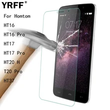 2ピース2.5d 0.26ミリメートル強化ガラススクリーンプロテクター保護フィルム用homtom ht16 ht16プロht17 ht17プロht20 ht20プロHT37ツー(China)