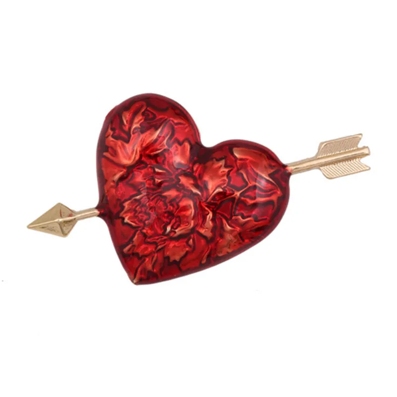 2019 new fashion retro style red Enamel an arrow through the heart windbreaker exquisite temperament brooch
2019 new fashion retro style red Enamel an arrow through the heart windbreaker exquisite temperament brooch